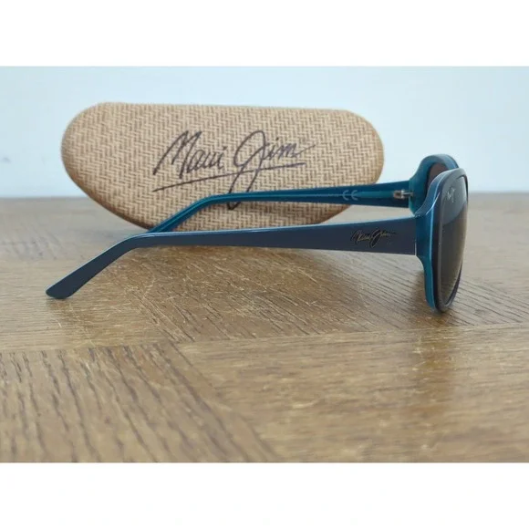 Maui Jim Swept Away Women's MJ733 06-B‎ Gray Green Polarized Sunglasses - Picture 3 of 10
